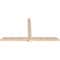 Ekena Millwork Eugene Smooth Timber Gable Bracket, Douglas Fir, 96"W x 52"H x 3 1/2"D x 5 1/2"F, 13/12 Pitch GBW096X52X0406EUG00SDF - alternate 3